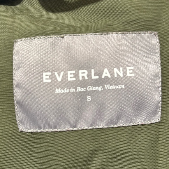 Everlane Olive Hooded Utility Jacket - Picture 8 of 8